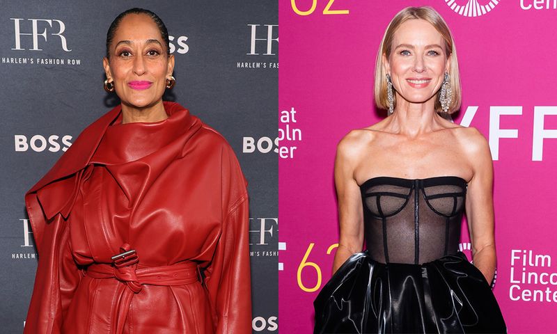 Side by side images of Tracee Ellis Ross and Naomi Watts