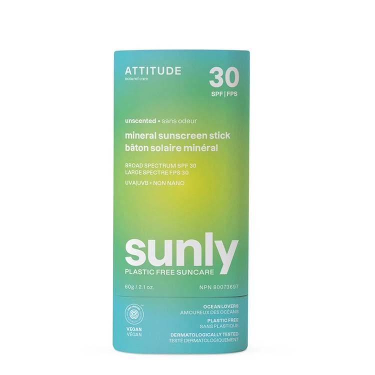 Attitude Mineral Sunscreen Face Stick SPF 30