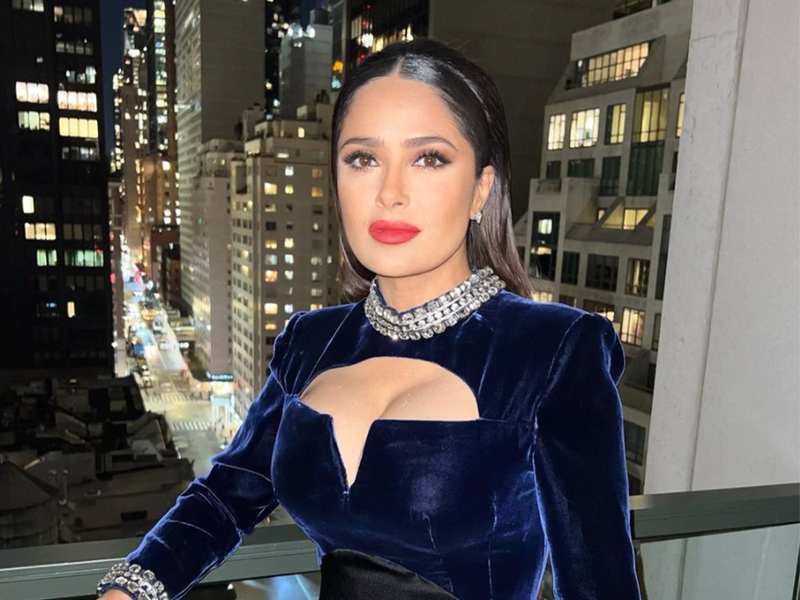 Salma Hayek Is Absolutely Glowing in New Makeup-Free Selfie