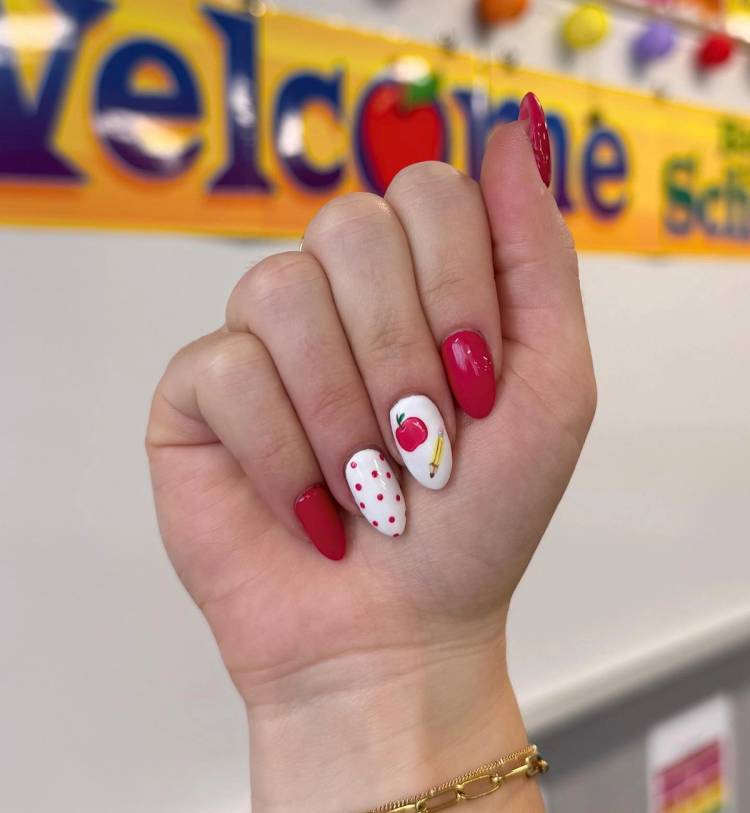 back to school manicure
