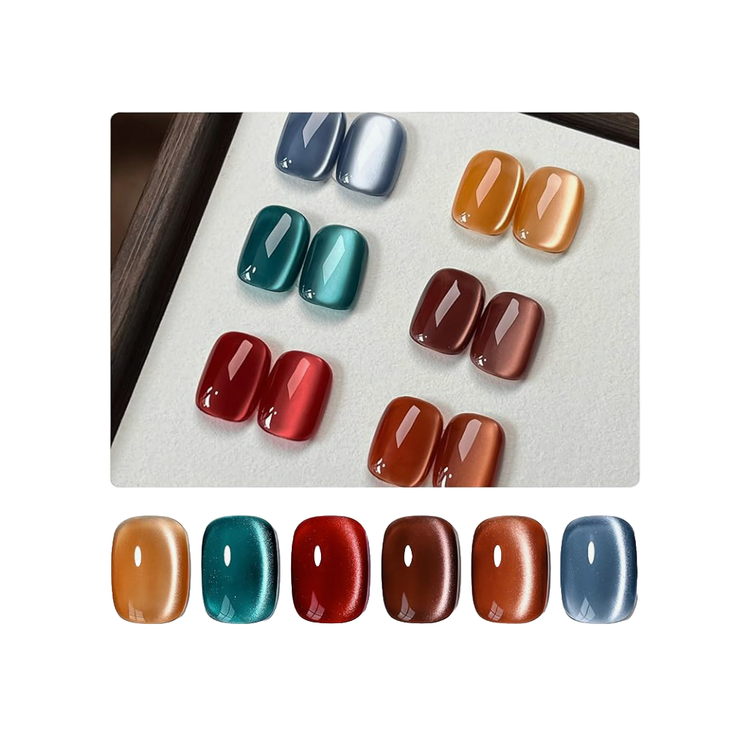 GAOY Silk Glitter Cat Eye Gel Set ($17)