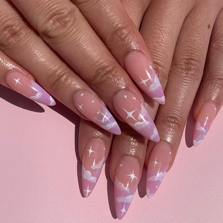 Pink Cloud Nails