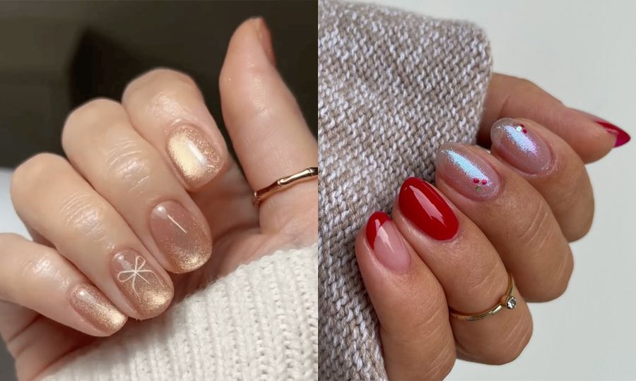 short nails for the holidays