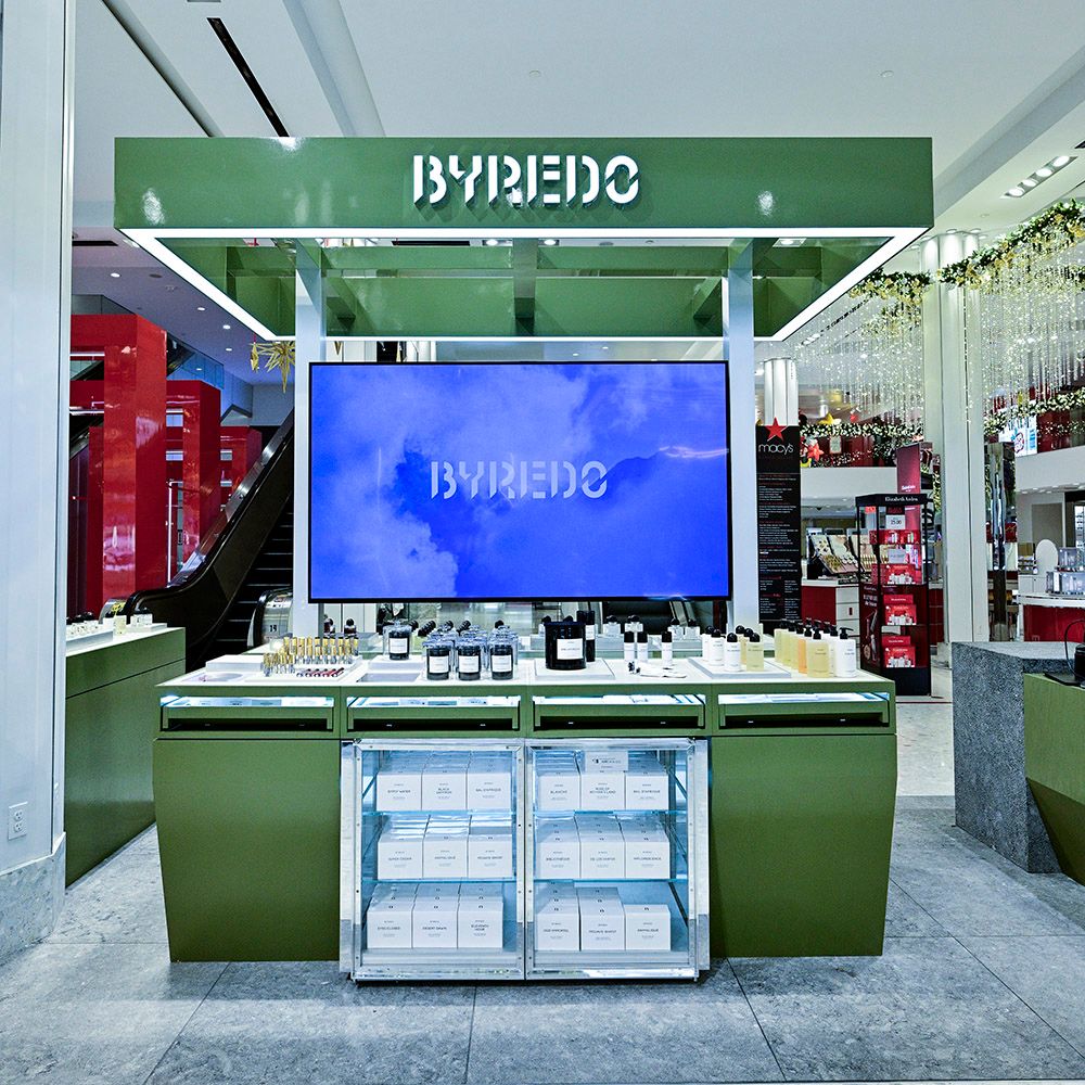 NEW YORK, NEW YORK - NOVEMBER 13: A general view inside the beauty renovation at Macy's Herald Square on November 13, 2025 in New York City.