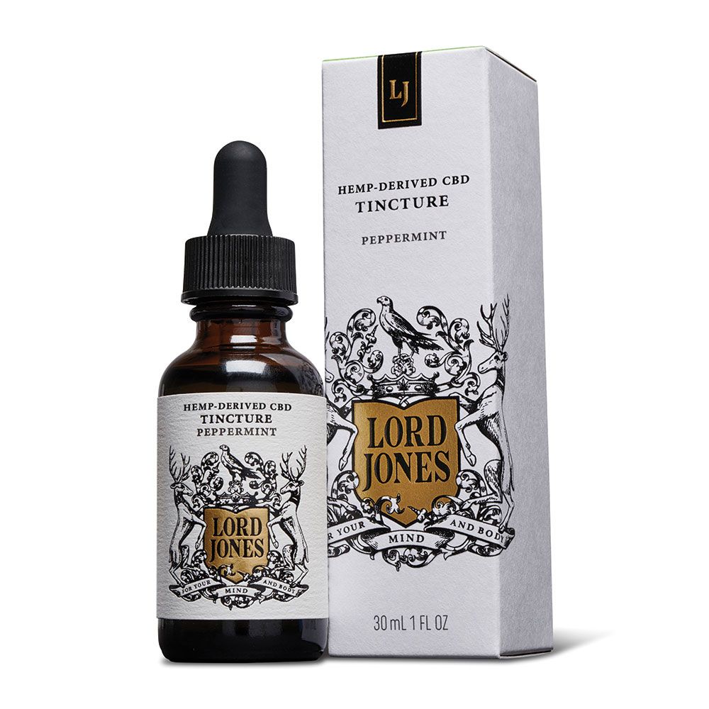 Lord Jones Hemp-Derived CBD Tincture - Peppermint ($60)