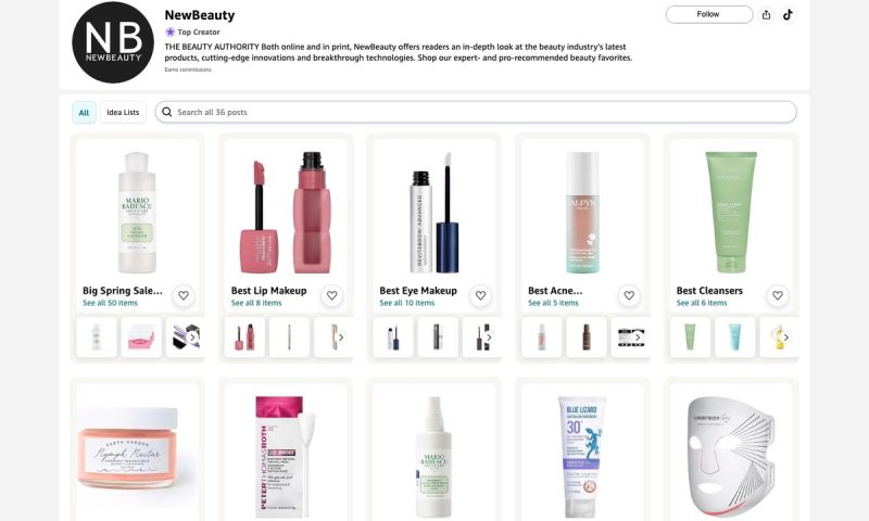 NewBeauty Amazon Storefront
