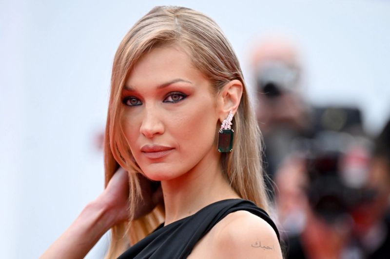 Bella Hadid attends the red carpet for the opening ceremony and "Partir Un Jour" (Leave One Day) screening at the 78th annual Cannes Film Festival at on May 13, 2025 in Cannes, France.