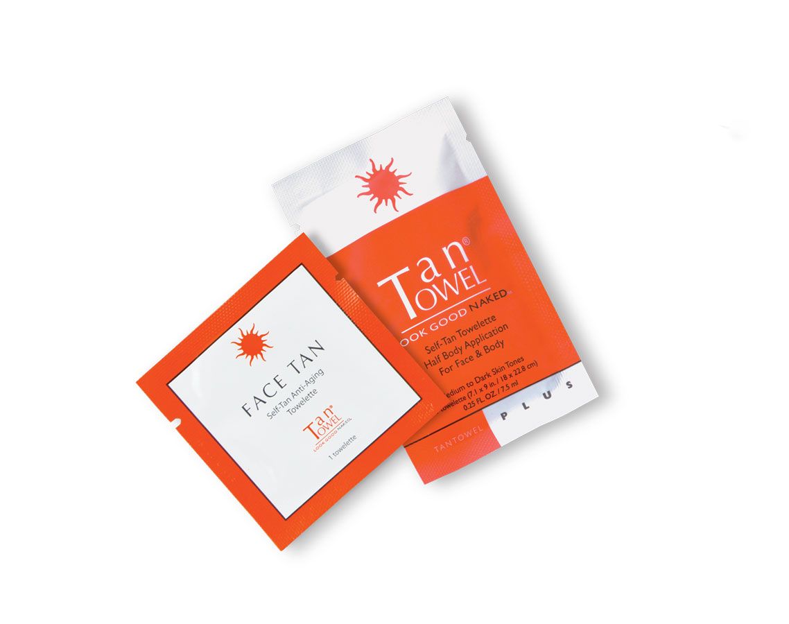 TanTowel Face and Half Body Towelettes