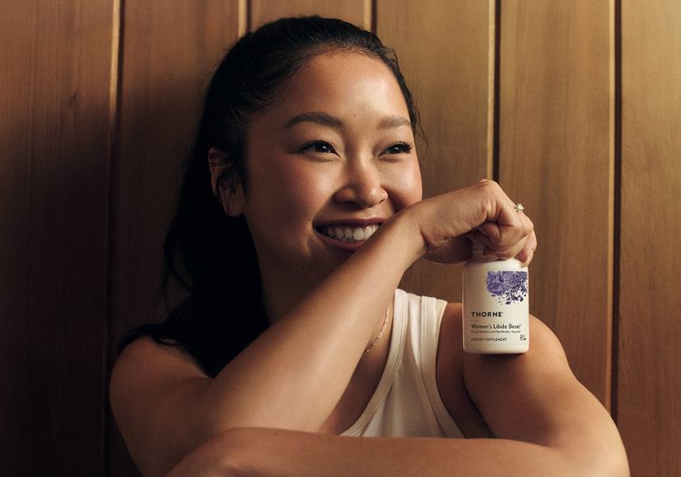 Lana Condor for Thorne supplements