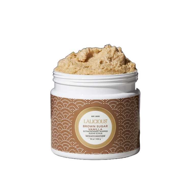 LALICIOUS Brown Sugar Vanilla Sugar Scrub ($38)