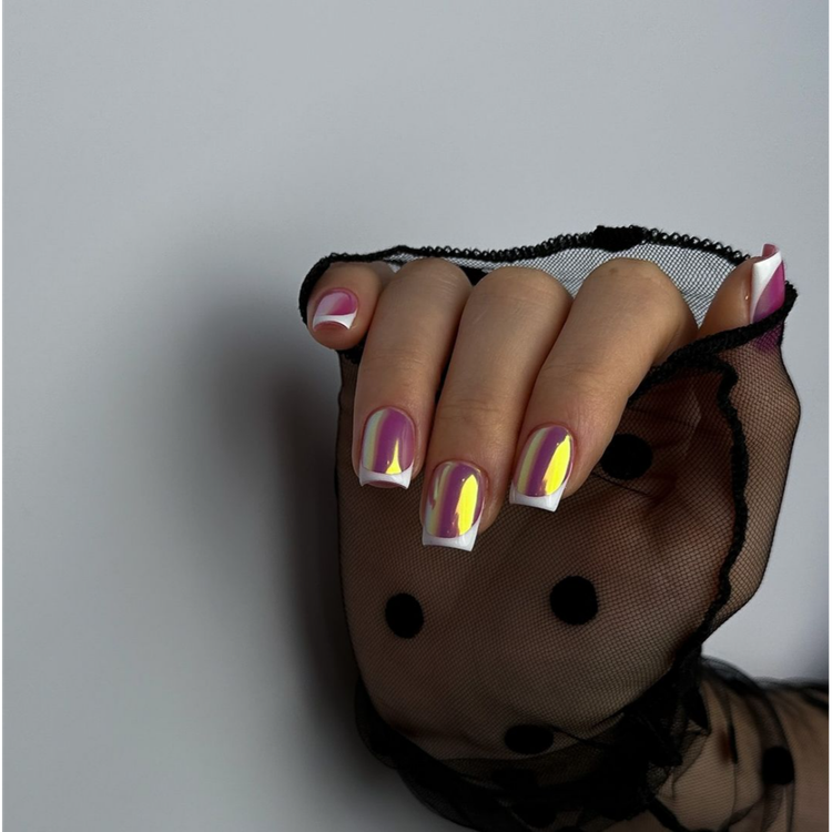 Chrome Square Tips