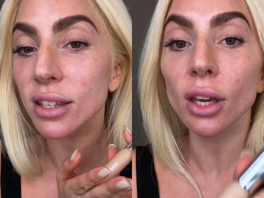Lady Gaga Shows Off Her Stunning, Makeup-Free Skin