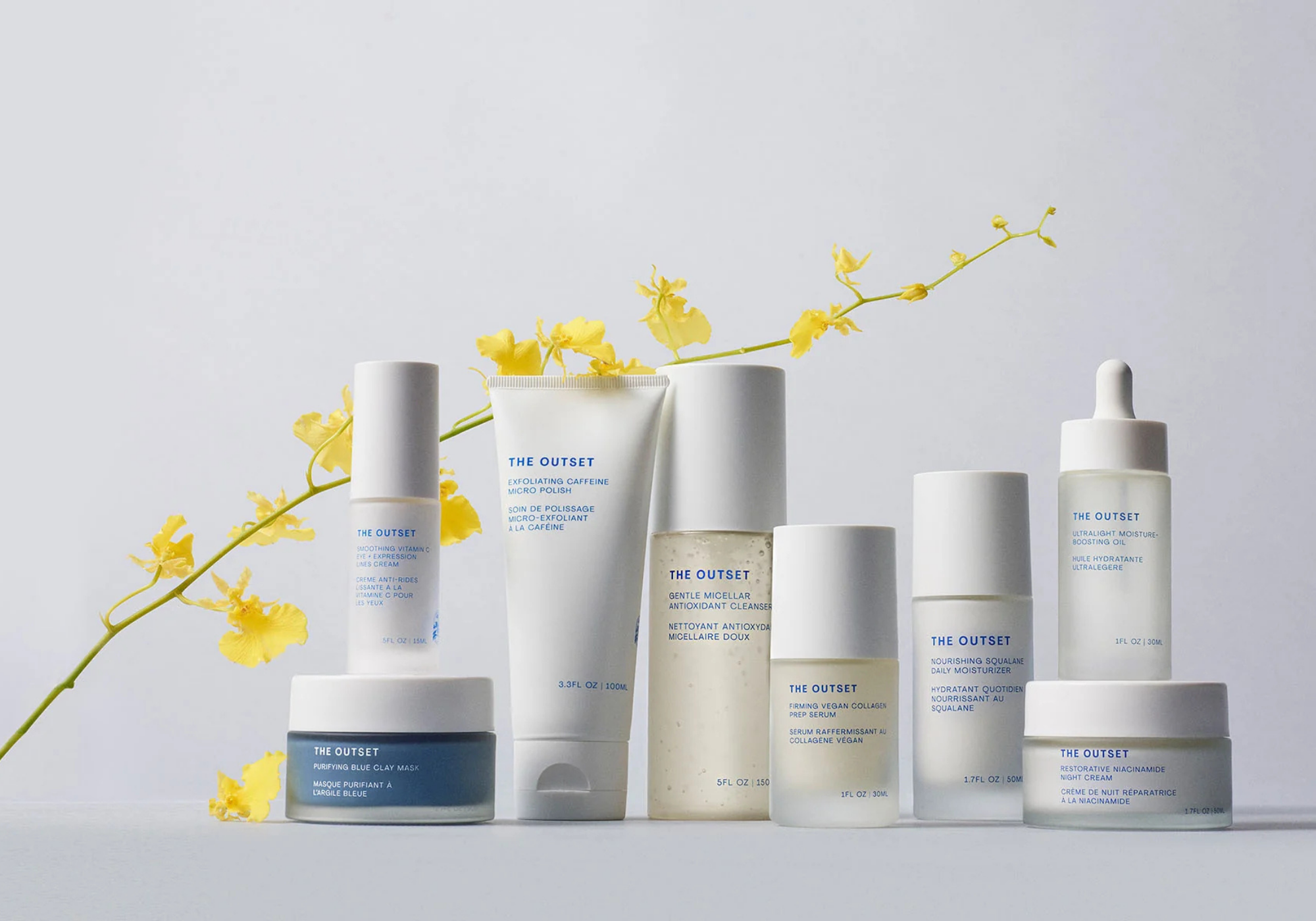 A photo of Scarlett Johansson’s skin-care brand, The Outset