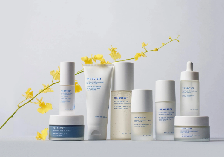 A photo of Scarlett Johansson’s skin-care brand, The Outset