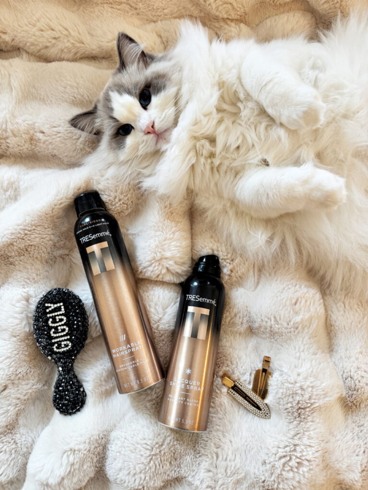 Paige Desorbo Tresemme products