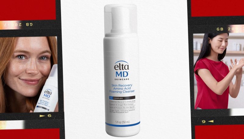 EltaMD cleanser collage
