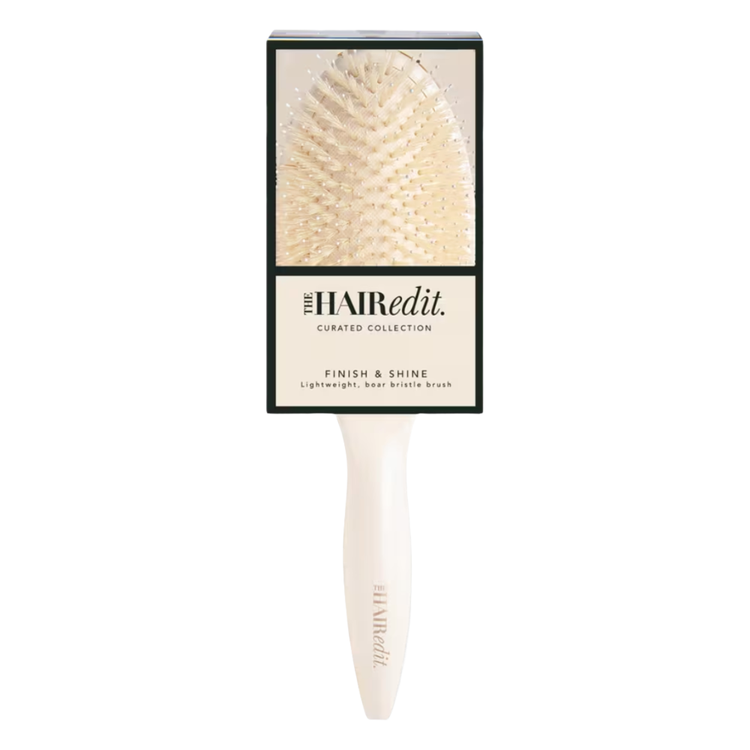 The Hair Edit Cream Finish & Shine Boar Bristle Brush ($21)