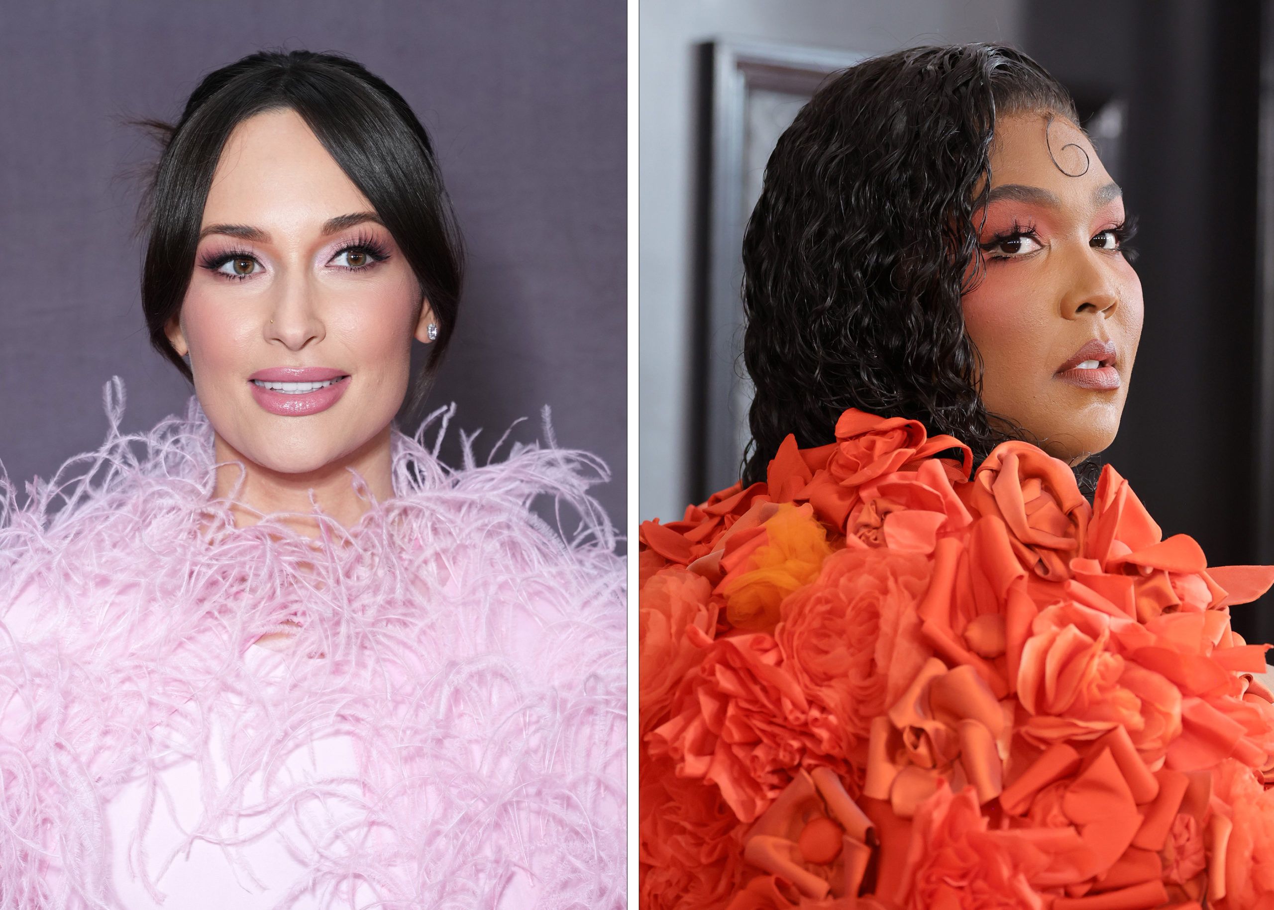 The Liquid Blush Kacey Musgraves and Lizzo Both Wore to the Grammys