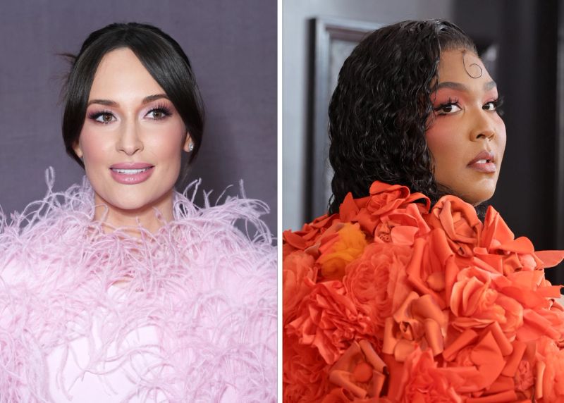 The Liquid Blush Kacey Musgraves and Lizzo Both Wore to the Grammys