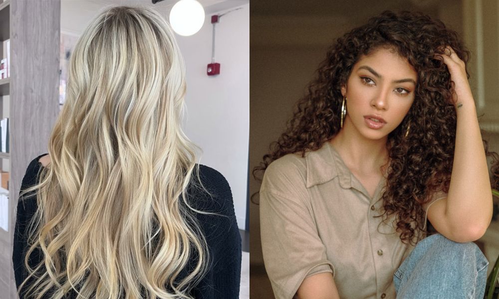 women with long hair