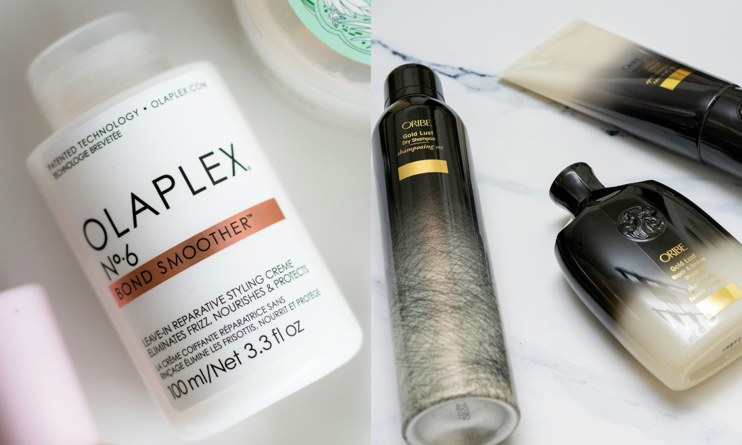 olaplex and oribe hair products