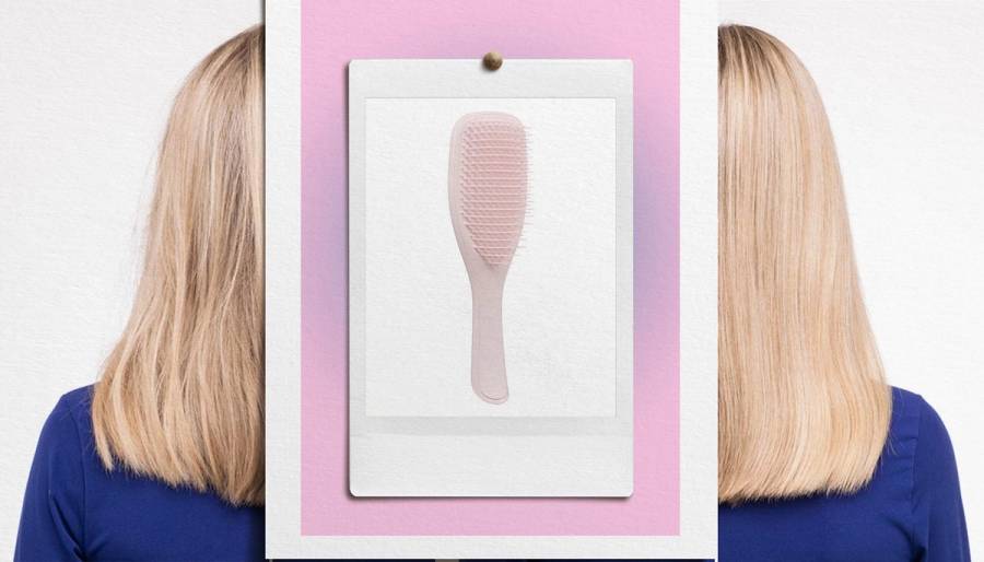 tangle teezer plant brush collage