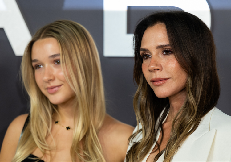Victoria and Harper Beckham