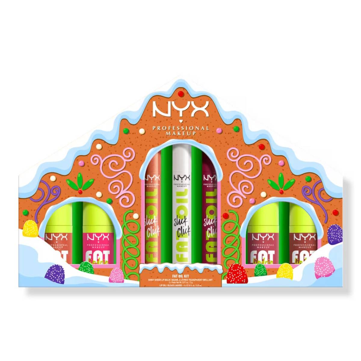 NYX Professional Makeup Gingerbread House Fat Oil Kit