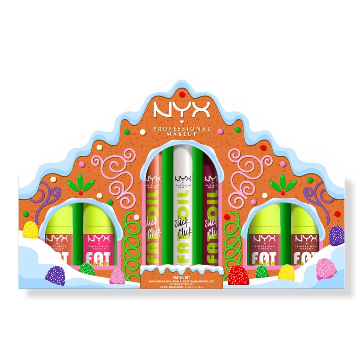 NYX Professional Makeup Gingerbread House Fat Oil Kit