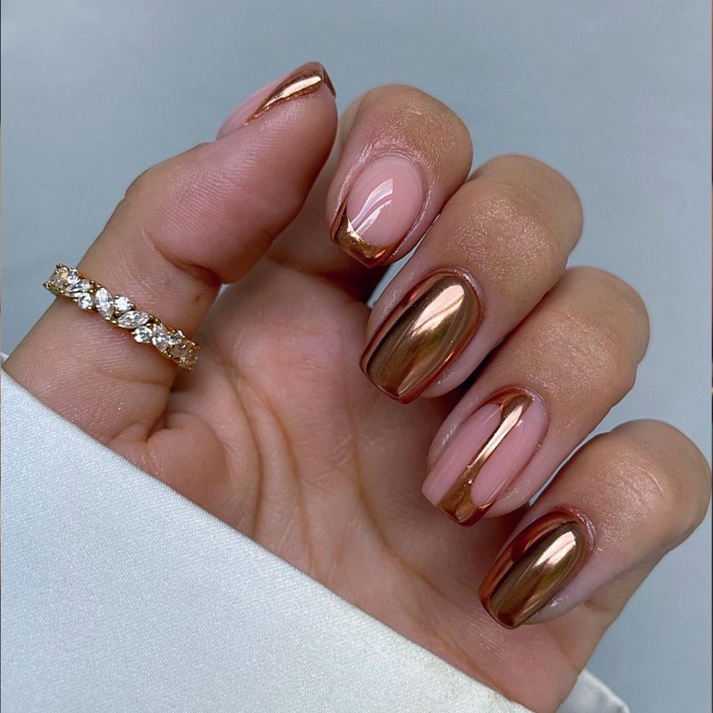 Copper Nail Art