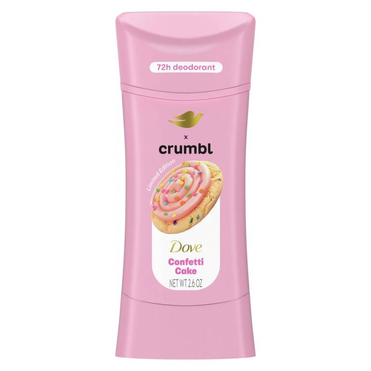 Dove Crumbl Deodorant Stick in Crumbl Confetti Cake ($7)