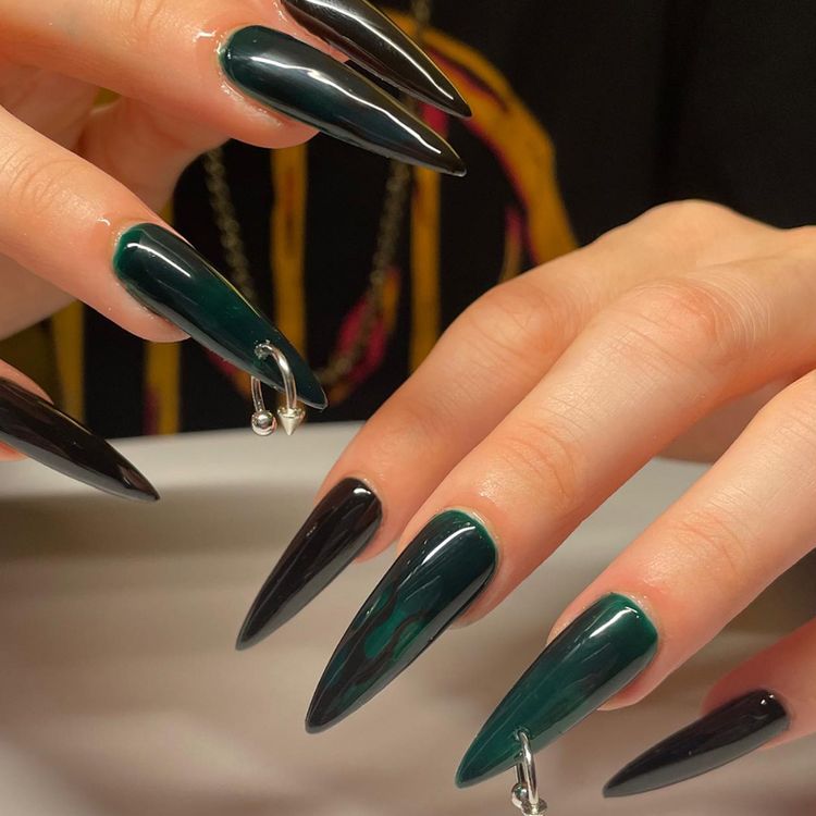 pierced nail