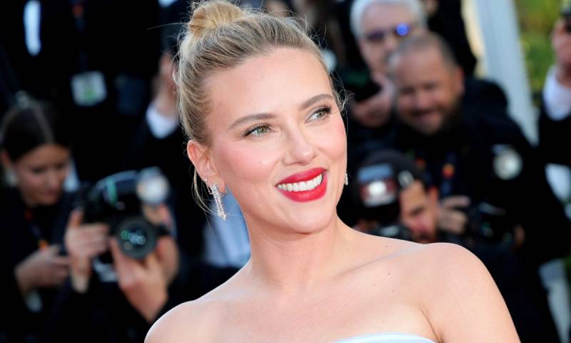 Scarlett Johansson attends the "Vie Privée" (A Private Life) red carpet at the 78th annual Cannes Film Festival at Palais des Festivals on May 20, 2025 in Cannes, France.