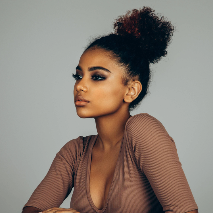Slicked-Back Puff