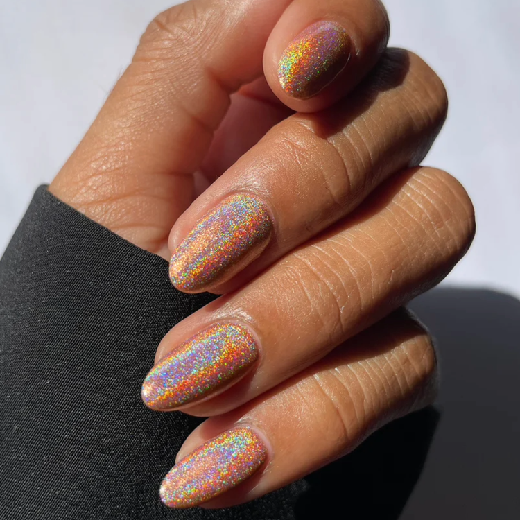 glitter nails