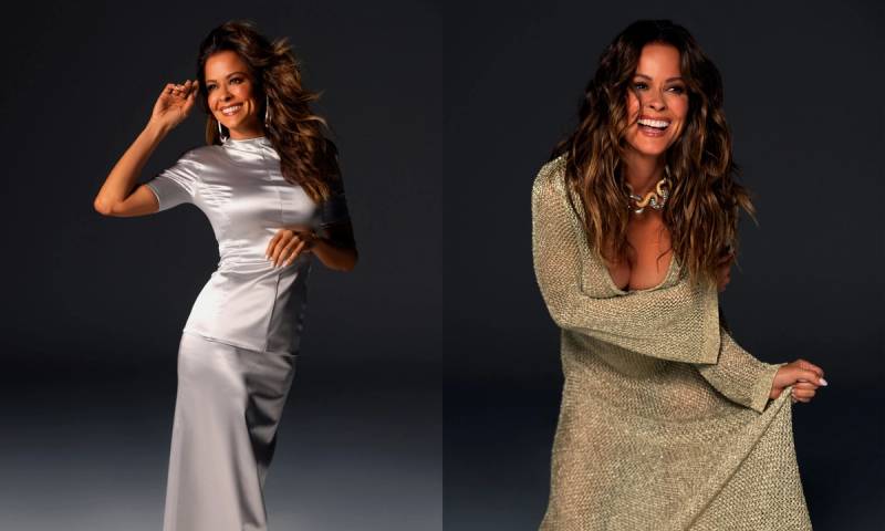 side by side images of Brooke Burke