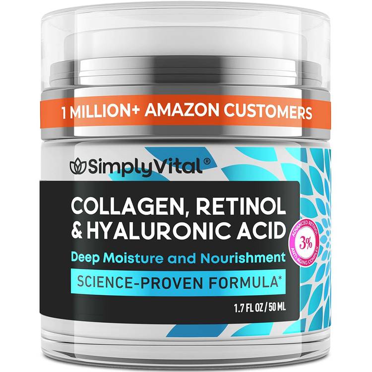 Simply Vital Collagen Retinol and Hyaluronic Acid Moisturizer
