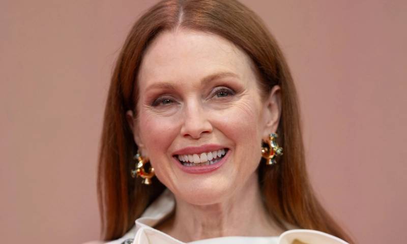 Julianne Moore attends "The Room Next Door" headline gala during the 68th BFI London Film Festival at The Royal Festival Hall on October 19, 2024 in London, England.