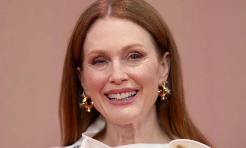 Julianne Moore attends "The Room Next Door" headline gala during the 68th BFI London Film Festival at The Royal Festival Hall on October 19, 2024 in London, England.