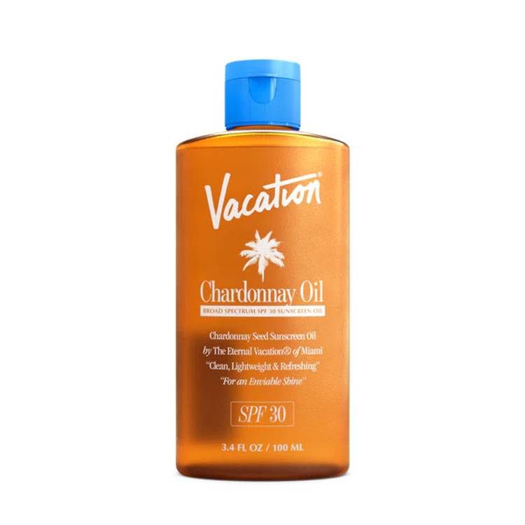Vacation Chardonnay Oil SPF 30 ($22)