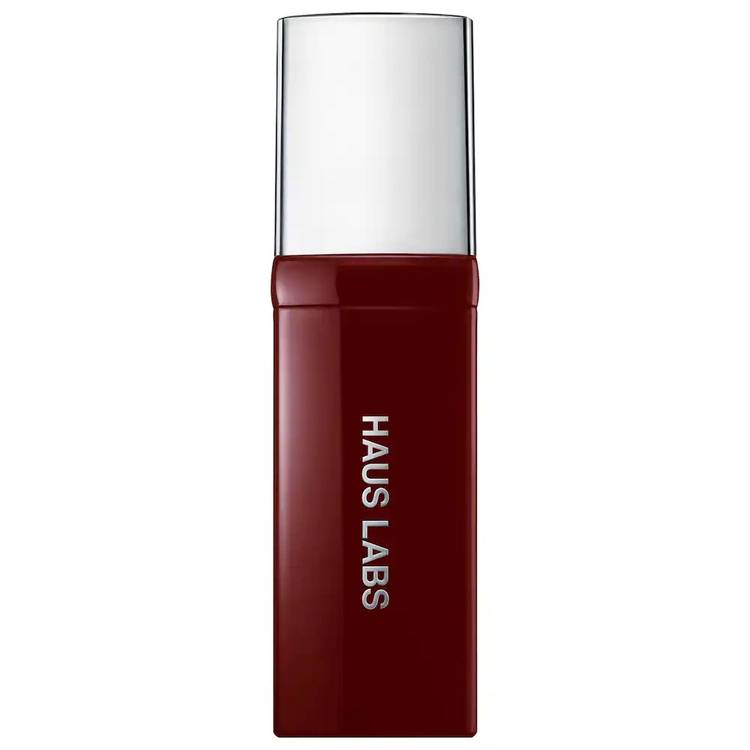Haus Labs Atomic Shake Lip Lacquer in Mahogany 