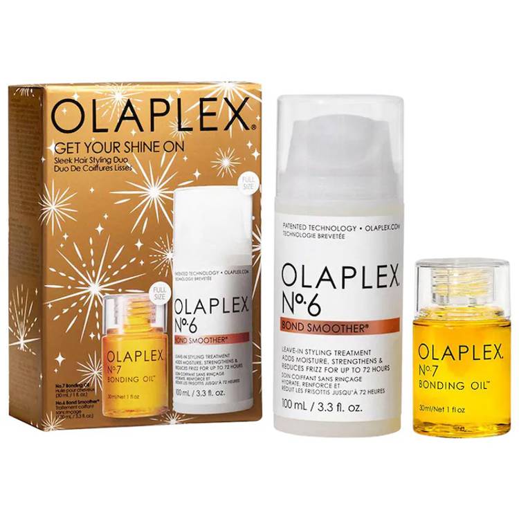 Olaplex Get Your Shine On Frizz Control Hair Styling Duo ($42)