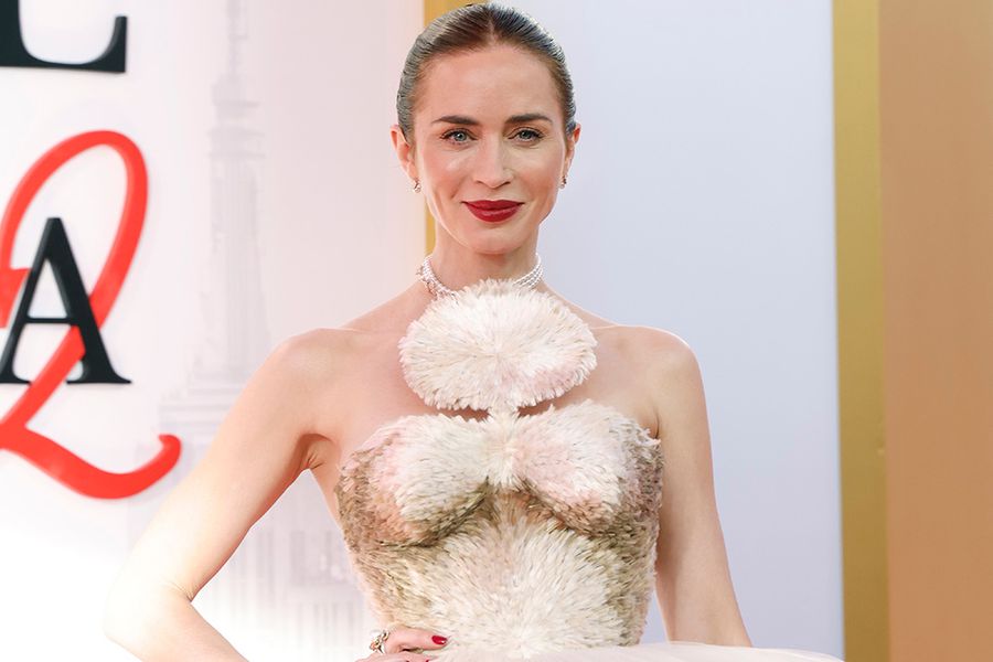 Emily Blunt attends "The Devil Wears Prada 2" New York Premiere on April 20, 2026 in New York City.