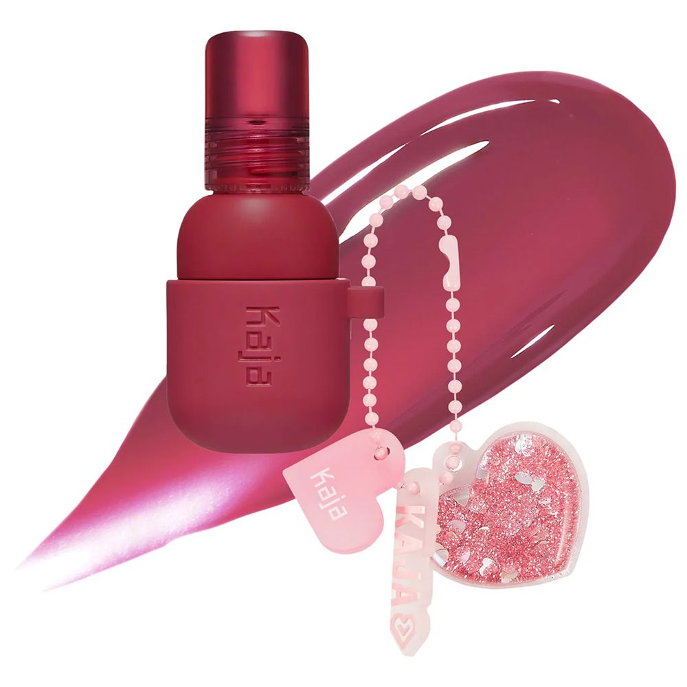 Kaja Jelly Charm Glazed Lip Stain & Blush With Keychain