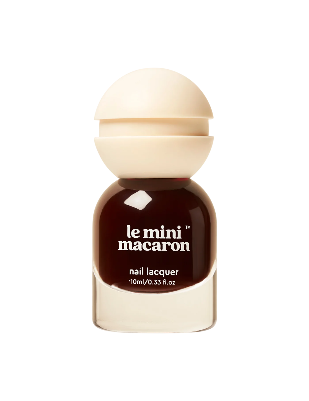 Le Mini Macaron Nail Polish in Cassis ($10)