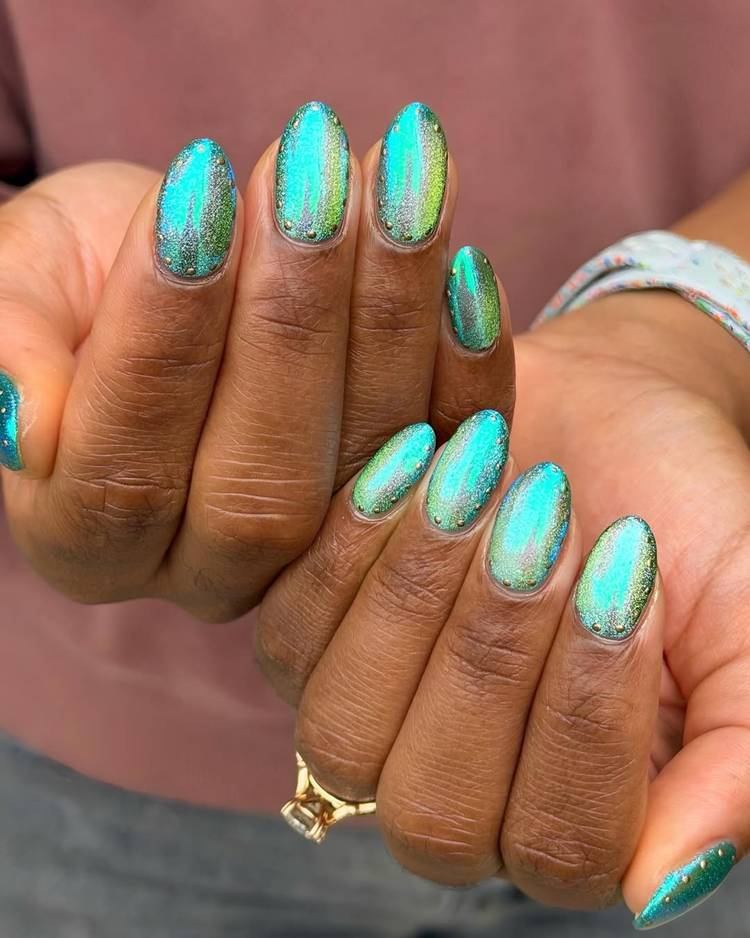 mermaid nails
