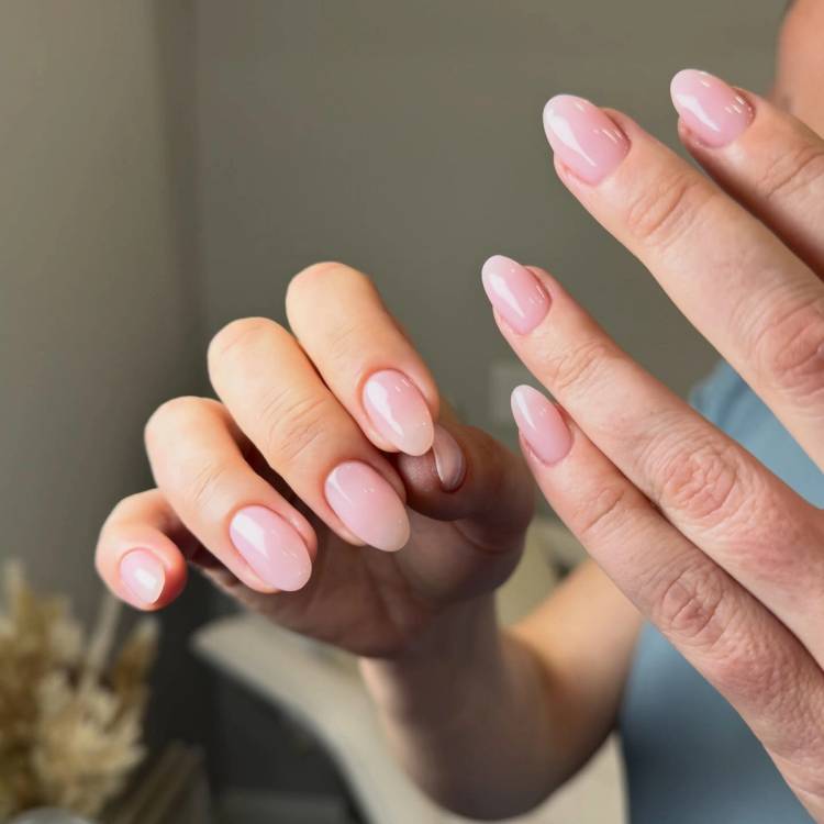 pink sand nails