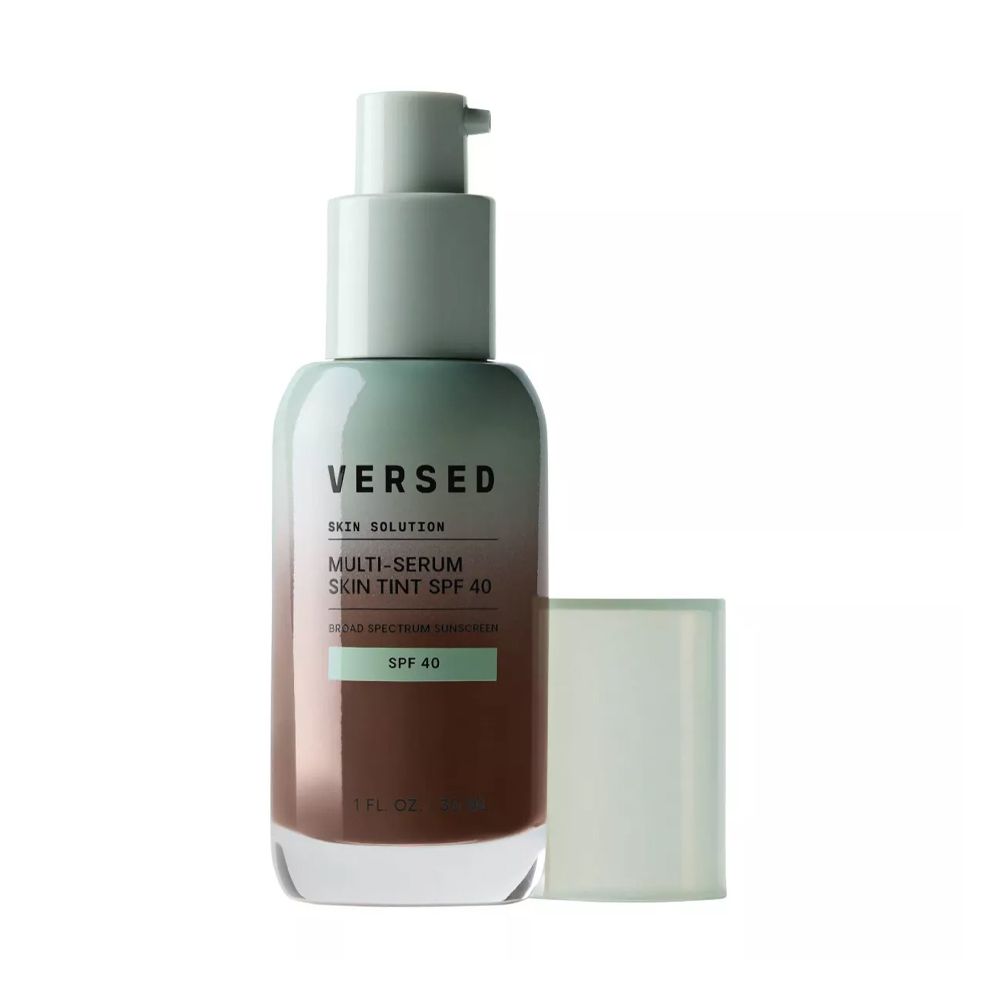 The Best Drugstore Foundation with SPF: Versed Skin Solution Multi-Serum Skin Tint Foundation SPF 40 ($20)