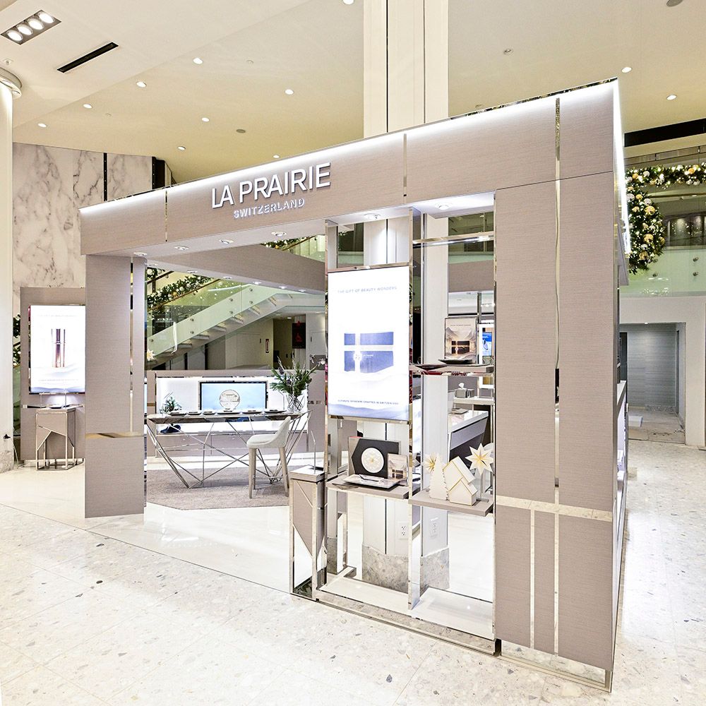 NEW YORK, NEW YORK - NOVEMBER 13: A general view inside the beauty renovation at Macy's Herald Square on November 13, 2025 in New York City.