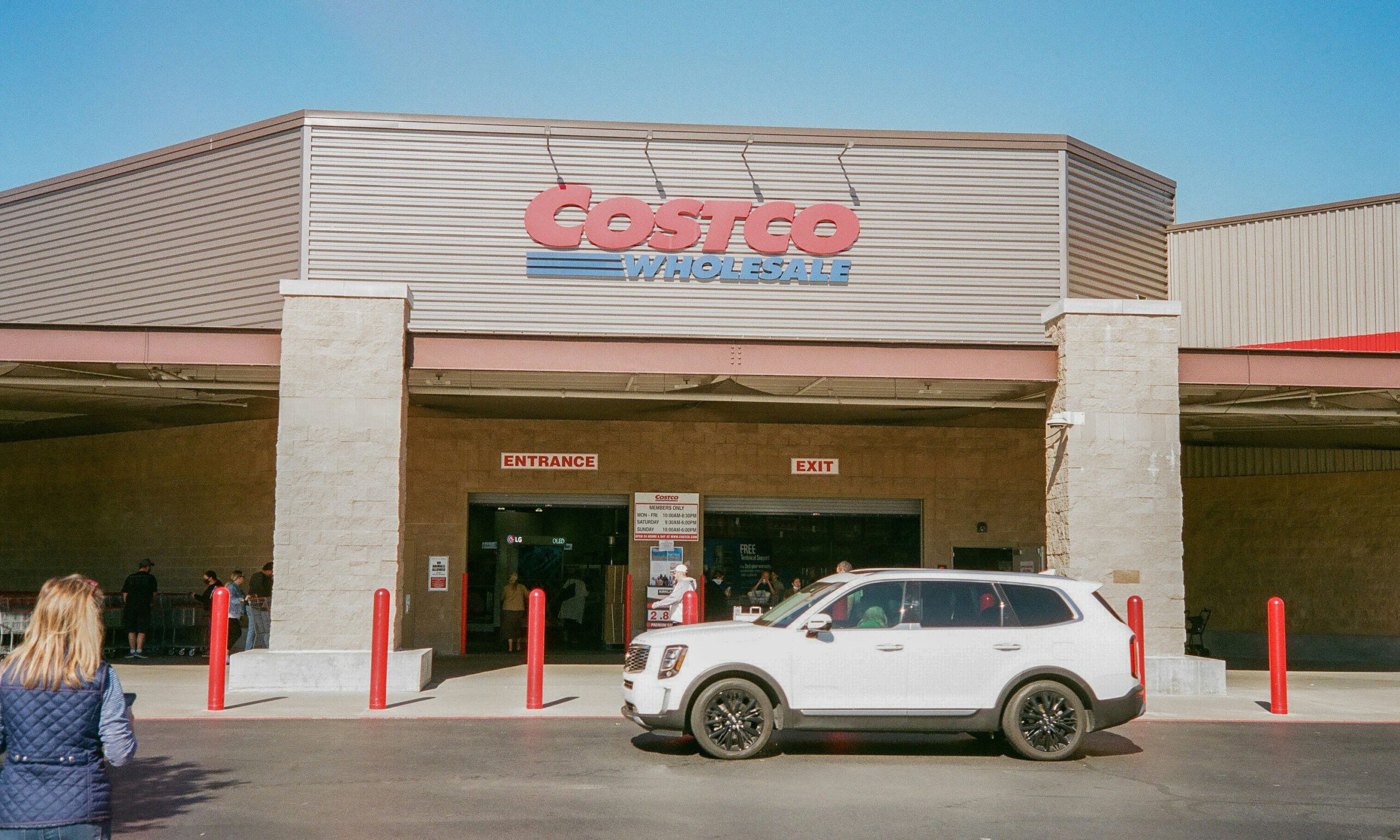Exterior view of a Costco Wholesale store